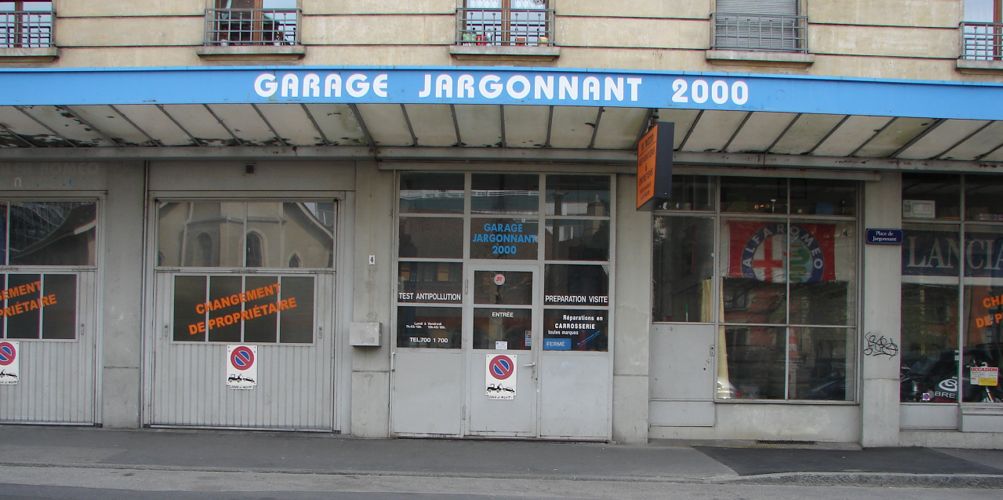 garage place jargonnant eaux-vives genève