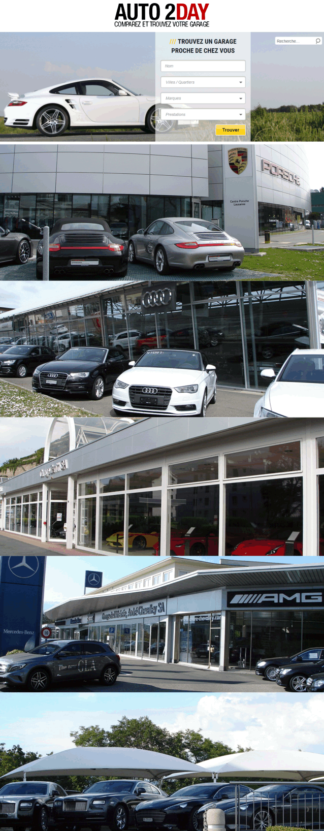 auto2day.ch le plus grand site de garage automobile en suisse romande